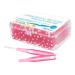 60 pieces of hygiene push-pull interfall brush for adults toothpicks toothpicks dental floss travel for gums individually in