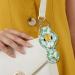 COEQINE Chapstick Holder Keychain for Women & Girls - Clip-on Lip Balm Sleeve Pouch - Travel Accessory in Green Flower Bird Design - Buy Online on GoSupps.com