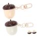 GALPADA 2 Pi ces Soin Hydratant pour L vres Gar on Fille Non Gras Ch taigne Lot pour L vres S ches Design Portable pour cole Voyages