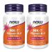 Now Foods Vitamin K-2 (MK7) Veg Capsules 100 mcg 60 Count Pack of 2