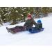 Lucky Bums Kids Plastic Snow Sled Toboggan in Red - Sledding Fun for Children - Buy Online on GoSupps.com