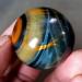Yejianghua Blue Tiger Eye Jasper Quartz Ball - Natural Carved Healing Chakra Stone Gift | Free Carved Reiki Handicraft - Buy Online on GoSupps.com