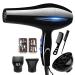 Hair Dryer Powerful Lady Hair Dryer Lightweight Professional Ion Hair Dryer Anti-Frizz Compact 1200W Quick Dry