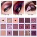 New Nude Eyeshadow Palette 18 Colors Matte Shimmer Glitter Multi-Reflective Shades Ultra Pigmented Complexion Eye Shadow Makeup (A) - Buy Online on GoSupps.com