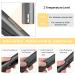 Cordless Hair Straightener - Portable Flat Iron Fast Heating Adjustable Temperature Type-C Rechargeable Mini Travel Size (Grey - Buy Online on GoSupps.com
