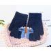 Baby Kids Cartoon Dinosaur Knitted Gloves Lovely Baby Toddler Thermal Knitting Wool Gloves Mittens for Children Girls Boys Age 2-6 Years Old(Dinosaur 2-6Y Royal Blue) - Buy Online on GoSupps.com