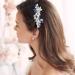 IYOU Crystal Bridal Hair Comb Blue Wedding Side Combs Sparkly Rhinestone Headpiece Prom Bride Bridesmaid Hair Accessories for Women - Buy Online on GoSupps.com