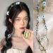 Flower Crown Floral Wreath Flower Headbands Floral Garland Headbands Boho Flower Head Bands Hair Wreath Headpiece Headdress for Women Girls Festival Wedding Party(Small Blue flower) - Buy Online on GoSupps.com