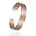 Copper Bracelet for Men 99% Pure Copper Adjustable Magnetic Bracelet Fashion Jewelry Present (2050)