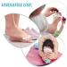 Silicone Toe Separators for Overlapping Toes | Bunion Corrector and Toe Spacers for Hammer Toe | Toe Straighteners for Crooked Toes | 2 pcs Set (White) - for Women and Men - Buy Online on GoSupps.com