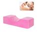 Qinhum U Shape Eyelash Extention Pillow Ergonomic Curve Memory Foam Beauty Salon Neck Support Pillow Anti Slip Headrest Tool Pink