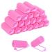 wordmouk 36 Pieces Foam Sponge Hair Rollers Pink Hair Rollers Soft Sponge Curlers DIY Hair Styling Hairdressing Tools for Women Kids (20 mm) Pink 36 Count (Pack of 1)