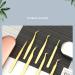 LUKEO False Eyelashes Special Tweezers Set - 7PCS Beauty Tools for Eyelash Application - Buy Online on GoSupps.com