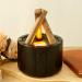 KTZCTPCA Campfire Flame Fire Diffuser Humidifier Mini Bonfire Flame Essential Oil Diffuser 250ml Aromatherapy Oil Diffuser for Home Bedroom Office Yoga Timer & Waterless Auto Shut-Off (Black) - Buy Online on GoSupps.com