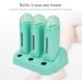 3-Part Roll-On Wax Set - Double Depilatory Heating & Portable Wax Warmer for Sensitive Skin - Ultimate Hair Removal Solution - Buy Online on GoSupps.com