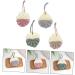 4 Pcs Bath Bouquet Bath Tub Cleaner & Exfoliating Shower Loofah Balls - Japanese-Style Sponge for Ultimate Clean & Relaxation - Buy Online on GoSupps.com