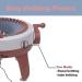 Kraftic Knitting Craft Machine 40 Needle Knitting Loom Board with Flat and Round Weaving Options | Full Kit with Yarn and Knitting Needle for Kids and Adults - Buy Online on GoSupps.com
