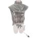 Ergonomic Back Heating Pad - 6 Temperature Levels | Silver Grey | UK Plug 220V - Ideal for Home & Office - Buy Online on GoSupps.com