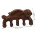 Healeved Green Sandalwood Massage Comb - Neckholder for Women | Guasha Massage Tools | Portable Wooden Ridge Headgear - Buy Online on GoSupps.com