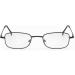 Shop Filtral Reading Glasses - Timeless Metal Frame for Men & Women Classic Spring Hinge Design +2.50 Diopters Black - Buy Online on GoSupps.com