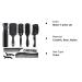 9PCS Hair Brush Set for Wet Long Thick Hair - Detangling Round & Paddle Brushes with Spray Bottle - Ideal for Wavy Curly Hair - Black (7 piece set) - Buy Online on GoSupps.com