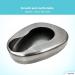 DEXSUR Bedpans for Elderly Men and Women  Heavy Duty Metal Autoclavable Adult Stainless Steel Bed pan for Medical Centers and Home Use  14 x 11 3/8 Inches - Buy Online on GoSupps.com
