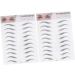 FOMIYES 6 Pcs 3d Eyebrow Stickers Makeup Stickers Imitation Eyebrow Sticker 4d Make up Transfer Stickers 1 count (Pack of 1) Blackx3pcs - Buy Online on GoSupps.com