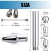 Metal Nozzle Shower Head Set - 2 Aluminum Shower Heads 150cm Hose & Water Tank Hook - Clean & Durable - International Shipping Available - Buy Online on GoSupps.com