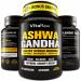 -                 Organic Ashwagandha Capsules - Ashwagandha Root Powder - Mood Support - Stress Relief Support Supplement - Valerian Root  KSM 66 Ashwagandha  Artichoke Leaf