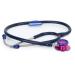 Acoustic Stethoscope for Doctors and Medical Students Adult Lightweight Chest Piece Flexible Jointless Tube & Soft Sealing Ear Knobs Micro Al (BLUE)