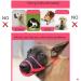 Adjustable Heele Nylon Muzzle for Small & Medium Dogs - Breathable Safe Prevents Biting & Barking (S Red) - Fast International Shipping - Buy Online on GoSupps.com