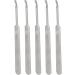 Dead Skin Remover Fork 5 Pieces Cuticle Pusher Fork Safe Fine Trimming Specially Treated for Nail Salon - Buy Online on GoSupps.com