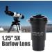 5X Magnification 1.25 Inch Barlow Lens | Multi-Coated Aluminum Alloy | M42 Thread for 31.7mm Telescope Eyepiece - Buy Online on GoSupps.com