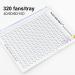Nagaraku 4D Volume Eyelash Extensions - 320pcs Prefabricated Fans C Curl 0.07mm Thickness 9-14mm Mix - Light Tight Premium Quality Artificial Eyelashes - Buy Online on GoSupps.com