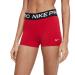Nike Womens Pro 365 3" Shorts X-Small Gym Red/Black/White
