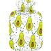 Naanle Cute Happy Avocado Heat Bottle - 1L Transparent Hot Water Bottle for Bed & Pain Relief | Hand & Feet Warmer | Heat & Cold Therapy - Buy Online on GoSupps.com