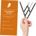 LALAFINA 5 pcs Mean Makeup Golden Steel Metal Positioning Stencils Three-point Sliding 1 count (Pack of 1) Blackx5pcs - Buy Online on GoSupps.com