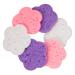 Spa Sponges for Facial Cleansing - Girls' Face Cleanser Sponges | Face Cleanser Pads with Flower Shape for Business Trip Dating