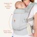 Ergobaby Adapt Baby Carrier - Slate Blue SoftTouch Cotton | 3 Position Ergonomic Newborn Belly & Back Carrier - Buy Online on GoSupps.com