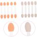 Hemoton 300 Pcs Double Ended Eyeshadow Brush Cosmetic Applicator Eyeshadow Stick Sponge Brush Tipped Oval Makeup Tool Cosmetic Tool Dual-side Latex Sponge Makeup Brush - Buy Online on GoSupps.com