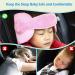 KAKIBLIN Adjustable Toddler Car Seat Head Support Band - Pink - Buy Online on GoSupps.com