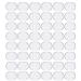 Vrttlkkfe 48 pieces gel buffer gel buffer silencer made of silicone soft drum shock absorber buffer mute buffer damping gel (transparent)