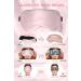 22 Momme 100% Pure Mulberry Silk Pink Sleep Mask | Adjustable Headband | Anti-Allergy | Natural Silk Eye Mask | Perfect Gift for Men and Women - Buy Online on GoSupps.com