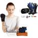 Upgraded Rehabilitation Robot Gloves Automatic Finger Rehab Training Orthotics Finger Trainer for Adults/Teenager Intensity Can Be Adjusted Mobile Phone Can Record Data Synchronously LefthandL R