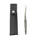 Vetus Ultra Rigidity Curved Dolphin Tweezer - Anti-Static Stainless Steel for Individual Volume Lashes | 1PC with Black Leather Case - Buy Online on GoSupps.com