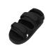 Plaster shoes fracture protection equipment postoperative plaster shoes decomported wide opening shoe fracture shoe After the operation orthopedic for fractures sprucillating breathable single shoe black children's code (22 x 9 cm)