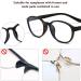 12 Pairs Black Adhesive Silicone Eyeglass Nose Pads - Anti-Slip Stick-On for Plastic Frames - Buy Online on GoSupps.com