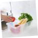 Mikikit Food Containers Food Plastic Kitchen Organizer Case Home Crisper Container Practical Egg Refrigerator Office - Buy Online on GoSupps.com