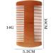 Men's Wooden Beard Comb - Double Sided Fine & Coarse Teeth Moustache Comb - Buy Online on GoSupps.com