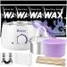 Wax Warmer Wax Hair Removal Electric Wax Hair Removal Set Hair Removal Waxing Waxing Kit With 4 x 100 G Wax Beads 30 Wooden Spatulas Hair Removal Pain Free ...